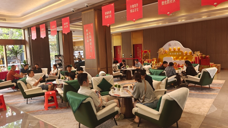 圖為中國(guó)鐵建·龍隱臺(tái)(柳州)項(xiàng)目火熱銷(xiāo)售中(龍文芹 攝).jpg